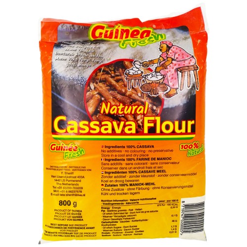 Cassave Flour - Guinéa Fresh 20 x 800 gr.
