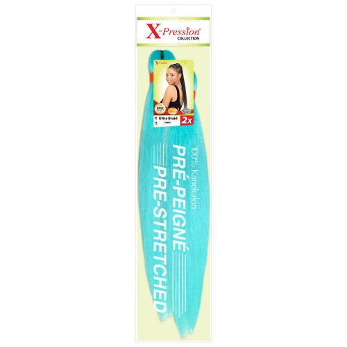 X-Pression UB 2x Pre-Streched Colour Psmint.