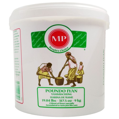 Pounded Yam MP Bucket 1 x 9 kg.