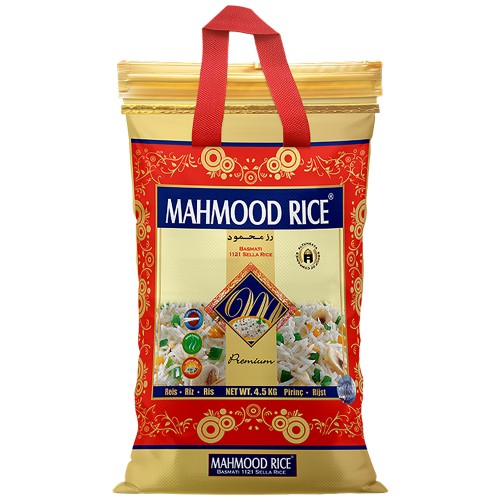Rice Basmati Parboiled Mahmood 4 x 4.5 kg.