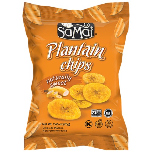 Plantain Chips Samai Naturally Sweet 15 x 75 gr.