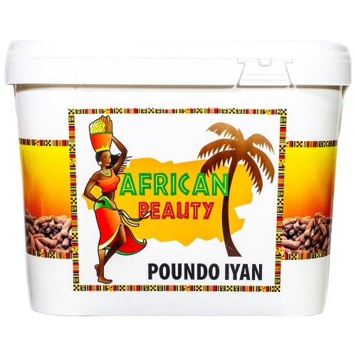 Pounded Yam African Beauty Bucket 1 x 8 kg.