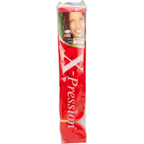 X-Pression Ultra Braid Colour Red.