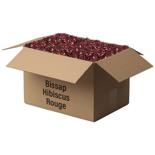 Tea Bissap Hibiscus Rouge Bulk Box 12.5 kg.